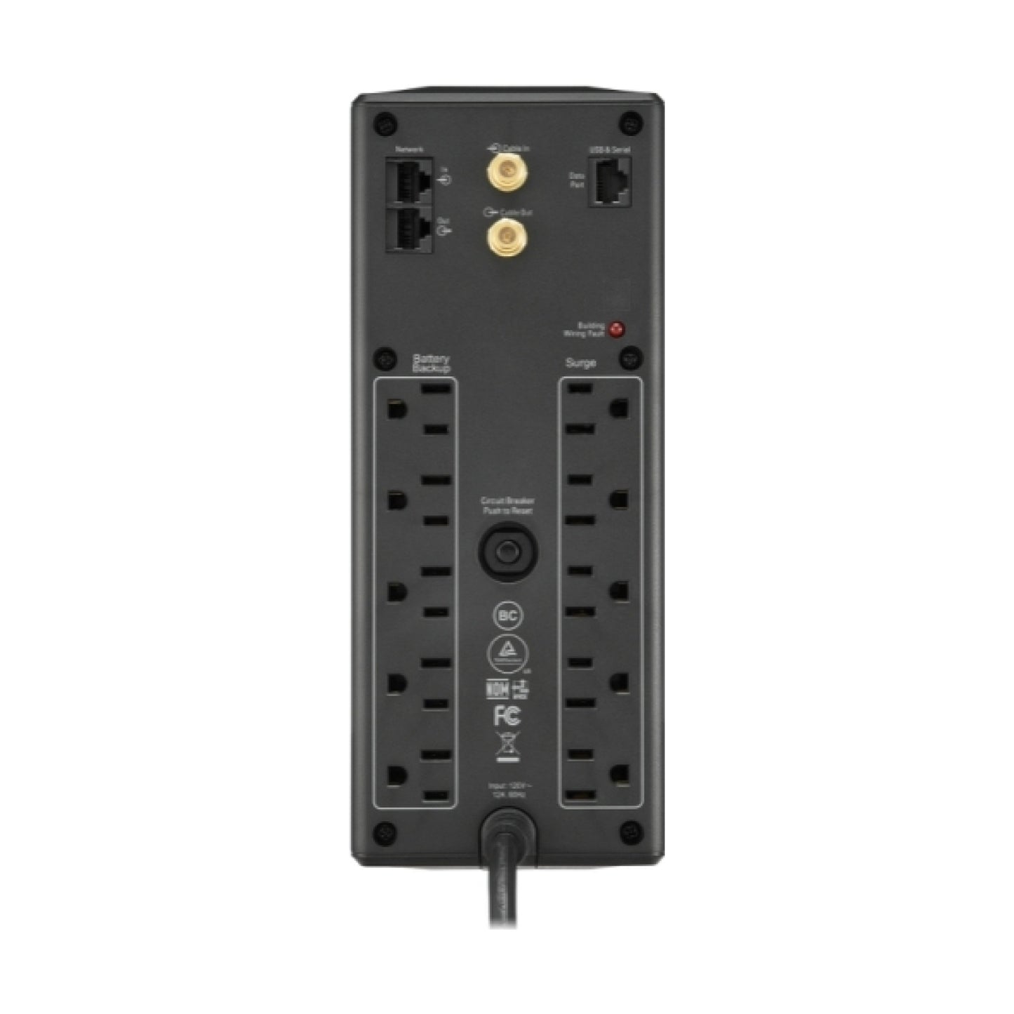 No Break Capacidad 1500 VA, 900 W, 120 V con  APC BX1500M-LM60