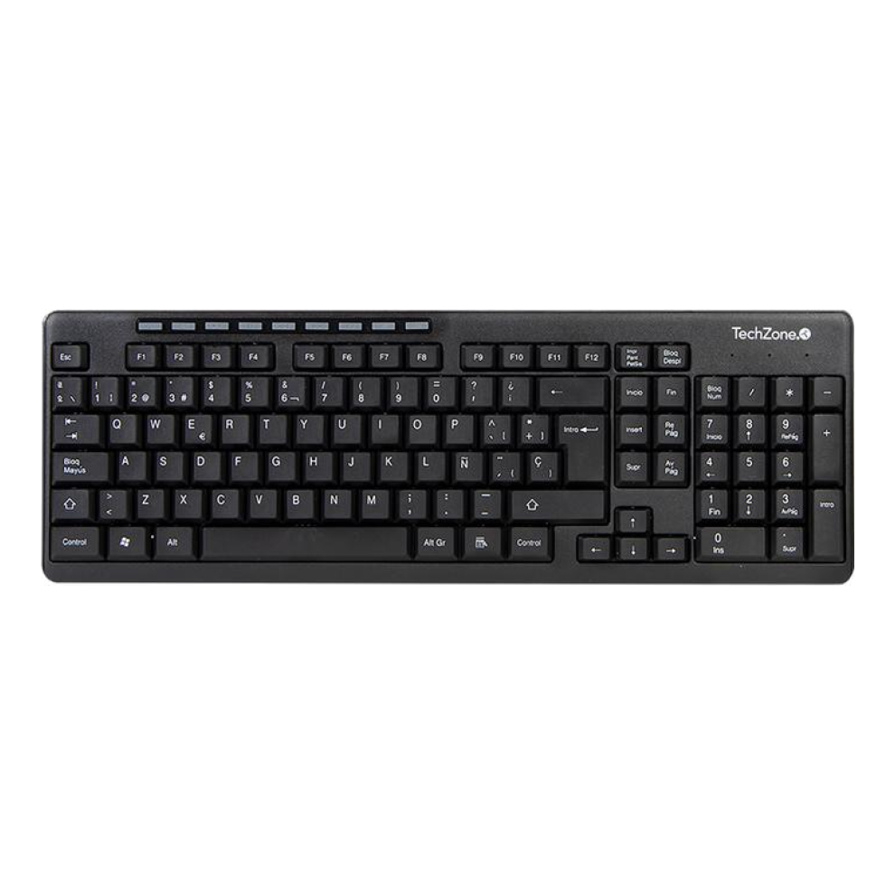Kit de Teclado y Mouse TECHZONE TZ16COMB01-INA