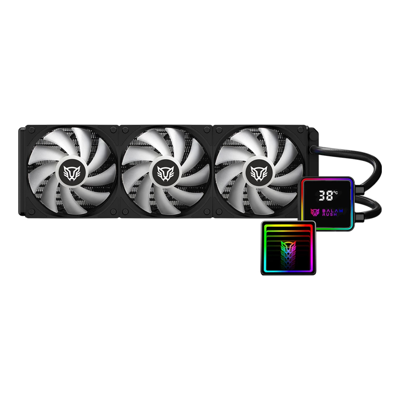 Enfriamiento y Ventilación Balam Rush CRYO PRISM 360 BLACK