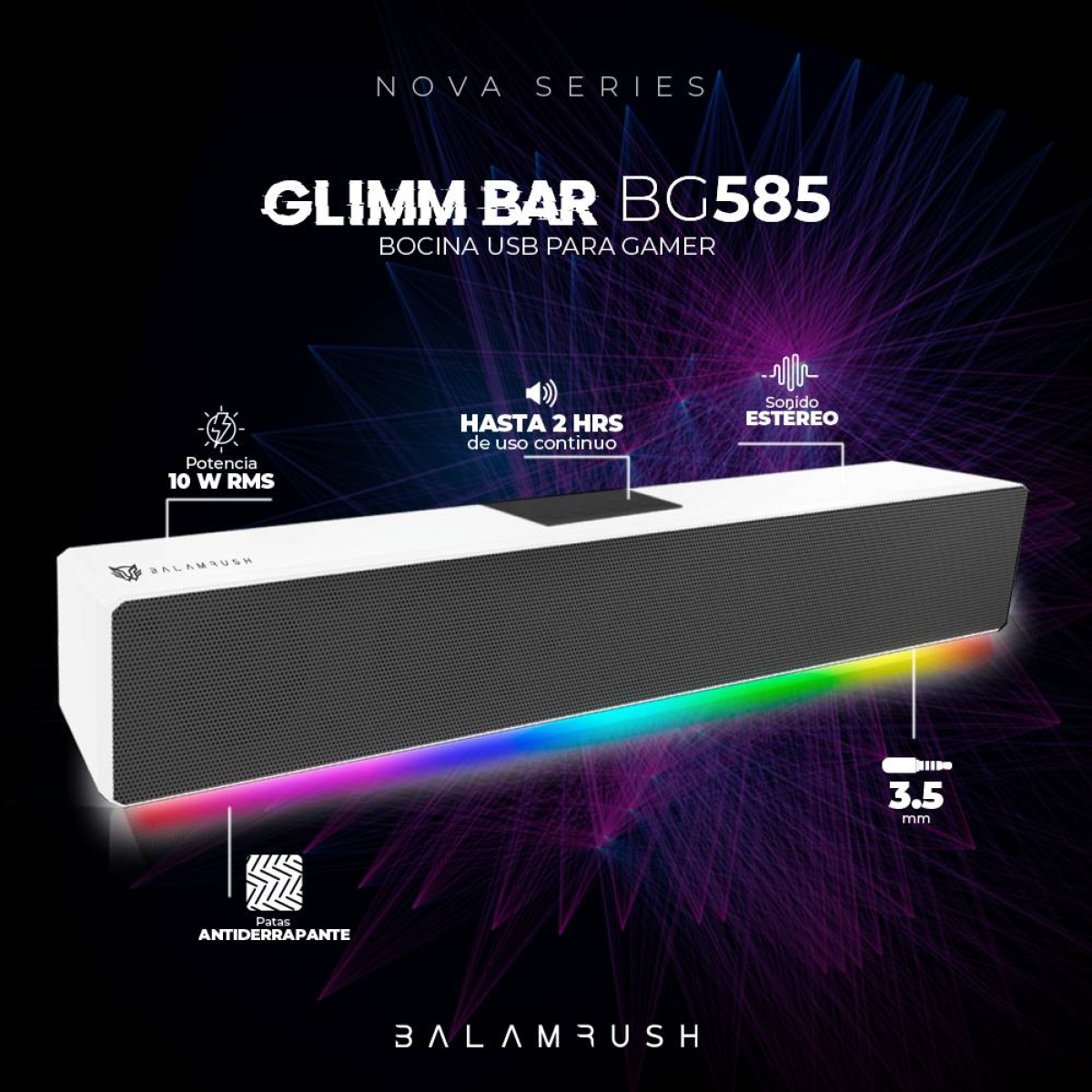 Barra de sonido Balam Rush BG585