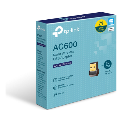 Adaptador USB Dual Band TP-LINK Archer T2U Nano