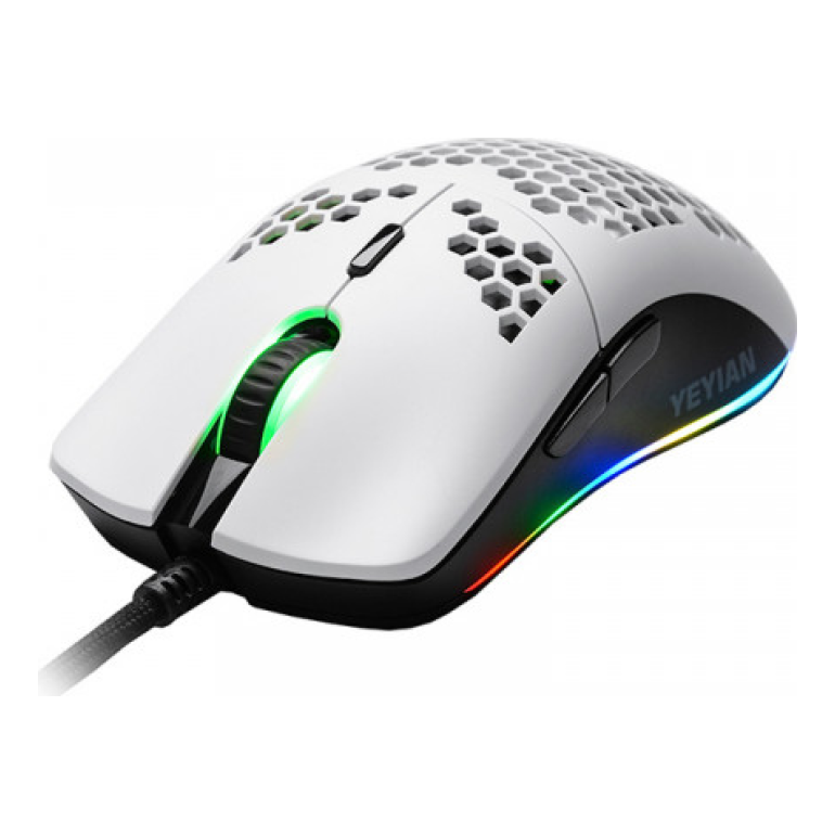 MOUSE GAMER LINKS 3000, RGB, 6 BOTONES, BLANC Yeyian YMG-24311