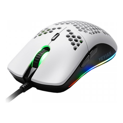 MOUSE GAMER LINKS 3000, RGB, 6 BOTONES, BLANC Yeyian YMG-24311