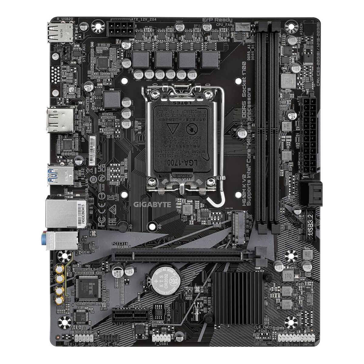 Motherboard Gigabyte H610M K V2 ATX DDR5