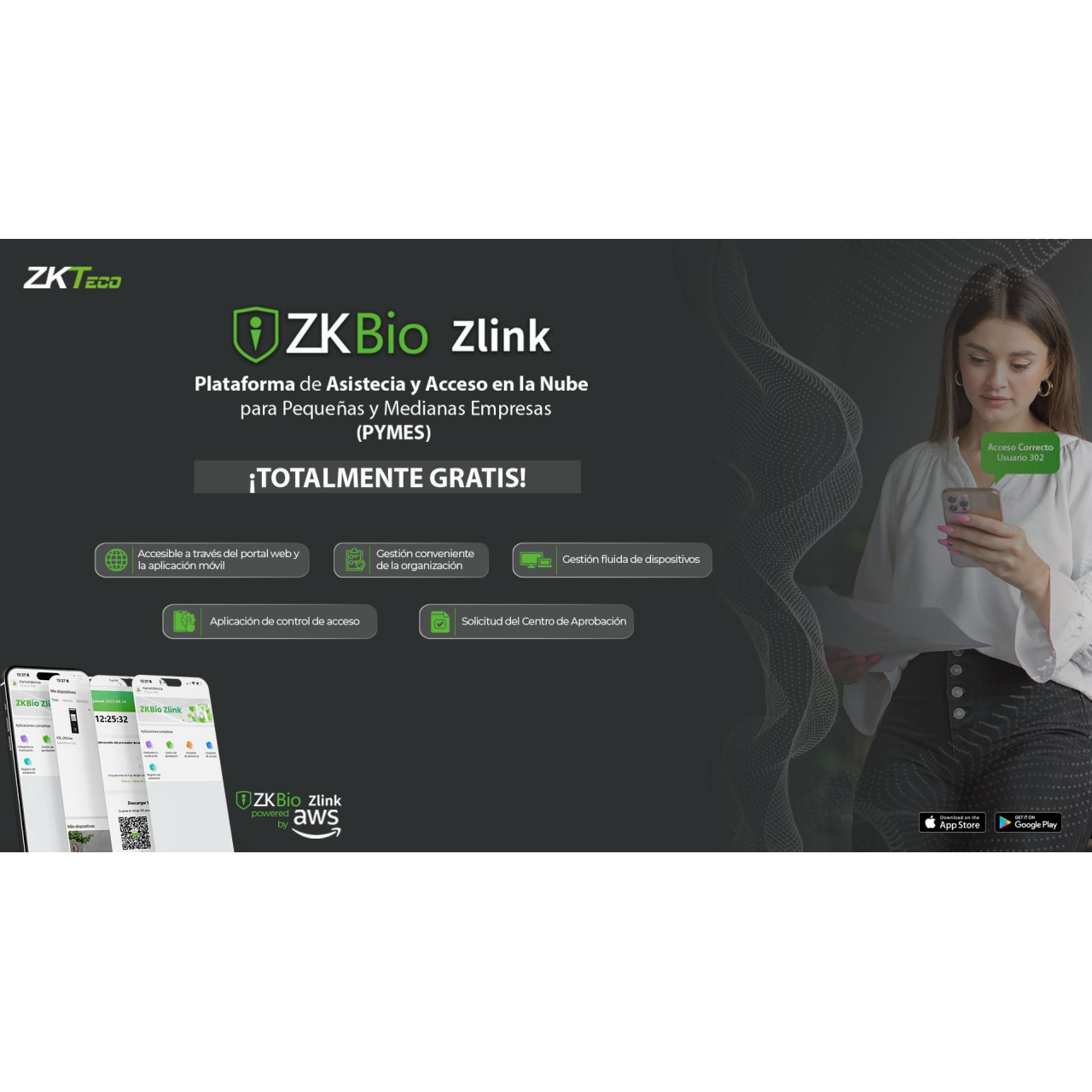 Control de acceso ZK TECO SenseFace2A