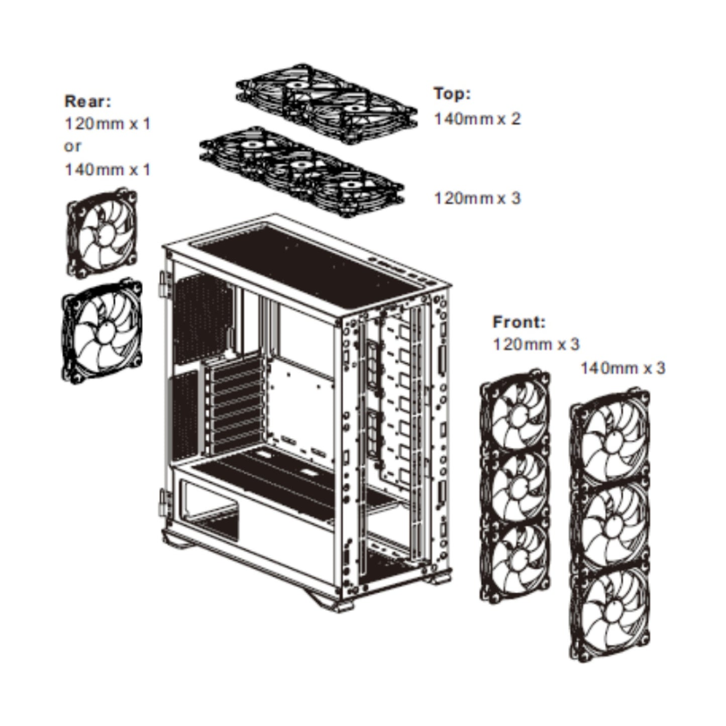 Gabinete  THERMALTAKE H700 TG