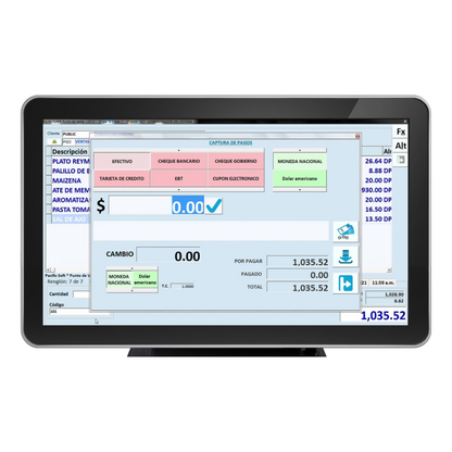 Software PACIFIC SOFT Punto de Venta para Restaurantes (KITPSF060)