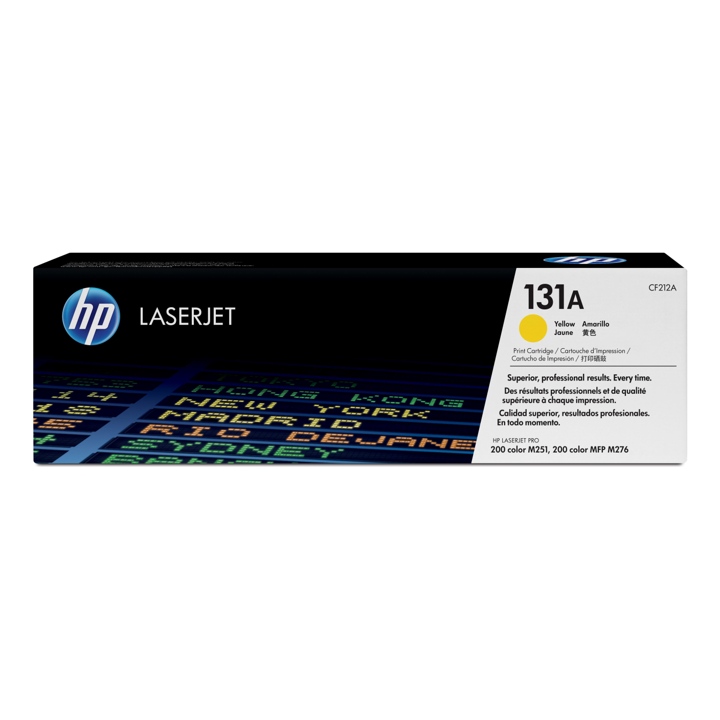 Tóner HP Original 131A Amarillo – Para M251, M276, M276nw (CF212A)