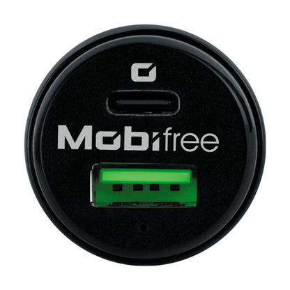 Cargador Mobifree Cargador de Coche USB y Tipo C