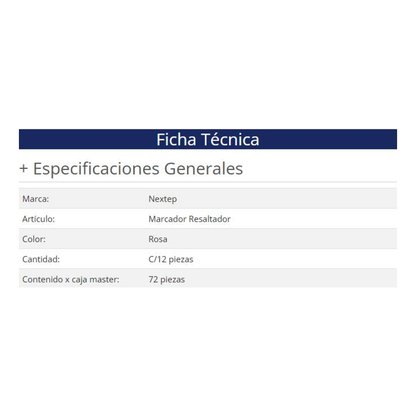 Resaltador Nextep NE-079R