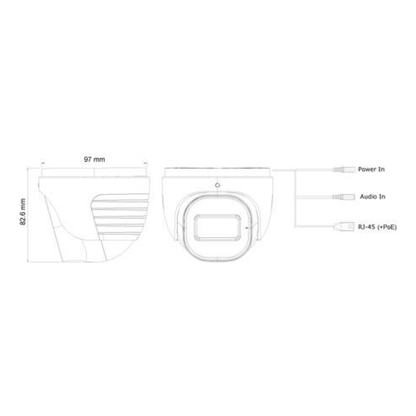 Cámara Domo PROVISION-ISR DI-320IPEN-28