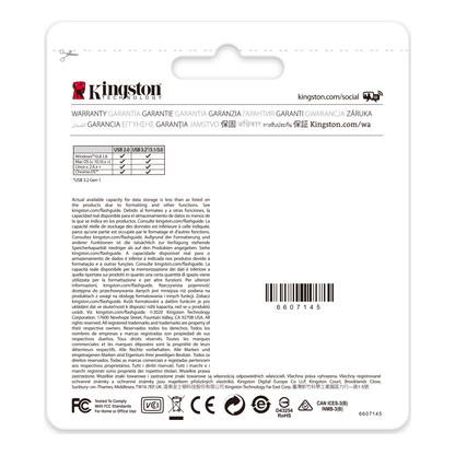 Memoria USB Kingston Technology DataTraveler 70 128 GB USB 3.2 Gen 1 USB-C (DT70/128GB)