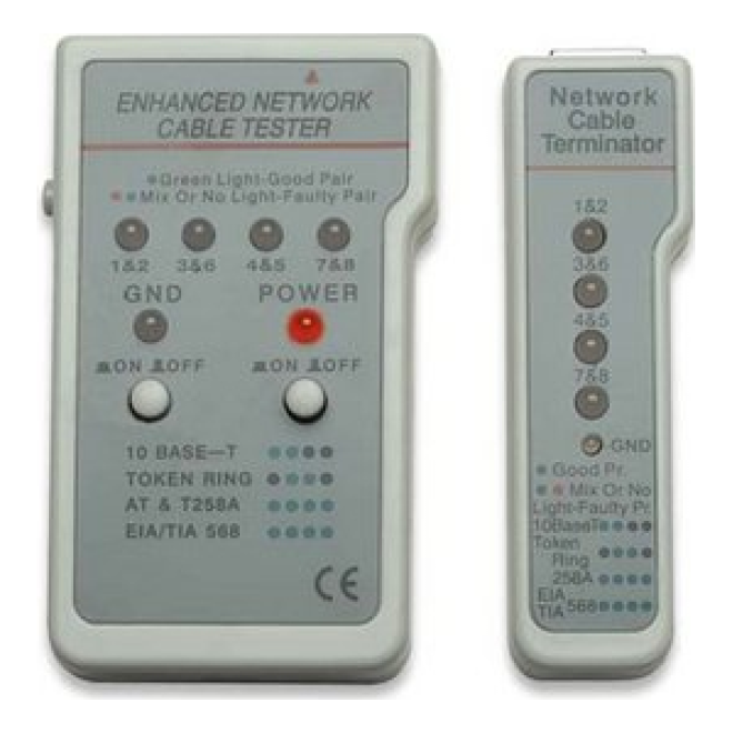 Probador de Cables Multifuncional INTELLINET para RJ11 y RJ45 (351898)