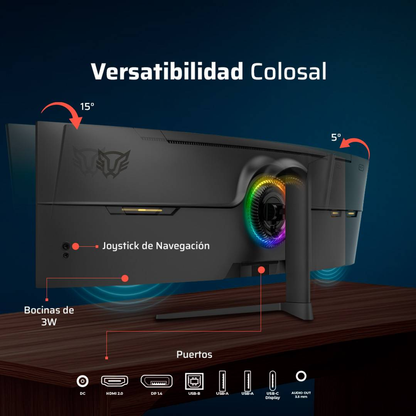 Monitores Gaming Balam Rush COSMOS TITAN MCT49X