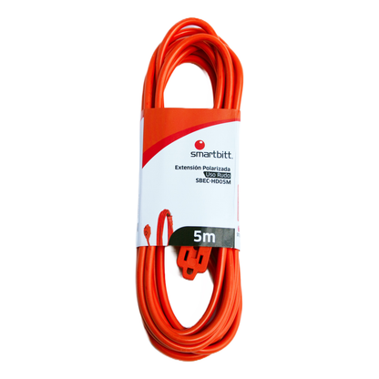 Extensión de Uso Rudo SMARTBITT SBEC-HD05M de 5 m con 3 Contactos