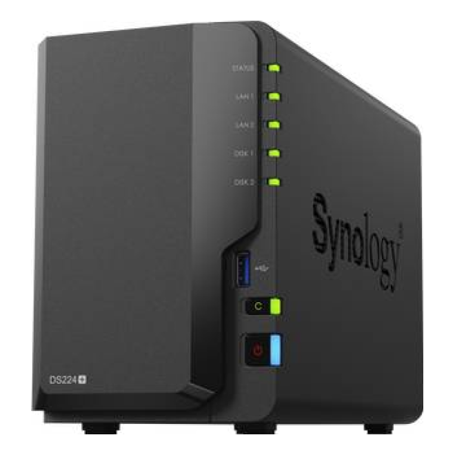 Servidor NAS SYNOLOGY DiskStation DS224+ de 2 Bahías