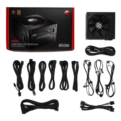 Fuente de Poder Gaming XPG Core Reactor 650 W 80 PLUS Gold (COREREACTOR650G-BKCUS)