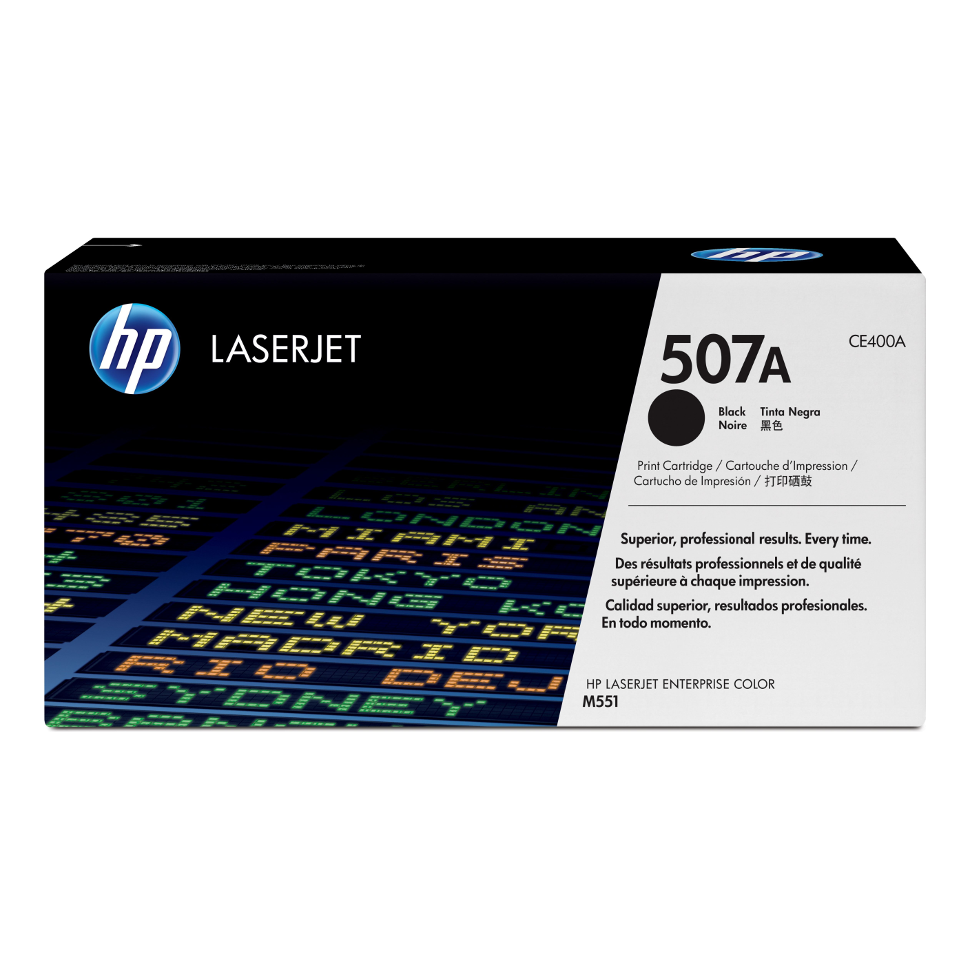 Tóner HP Original 507A Negro – Para LaserJet Pro M351, M375, M451 (CE400A)