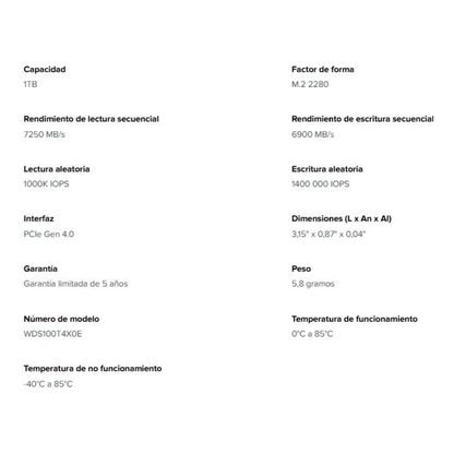 SSD SANDISK WDS100T4X0E