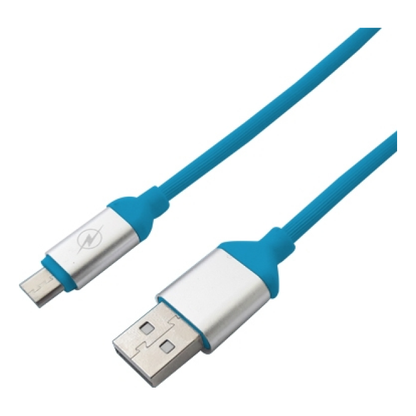 Cable USB V2.0 a Micro de PVC Texturizado BROBOTIX 161208A