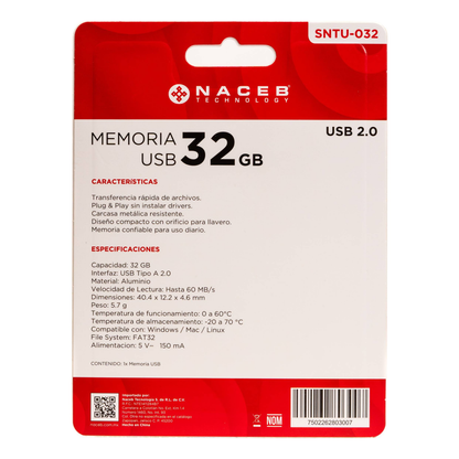 Memoria USB Naceb Technology STNU-032