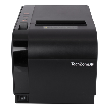 Impresora POS Térmica TECHZONE TZBE301 de 300 mm/s con USB, Serial, RJ45 y RJ11