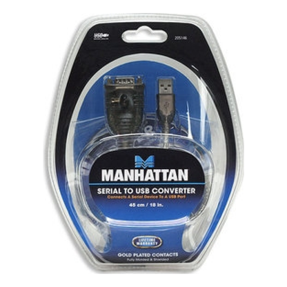 Convertidor de USB a Serial MANHATTAN 205146