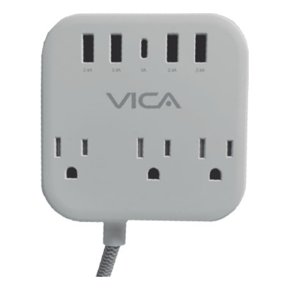 Centro Multicontactos VICA SUP USB 7P