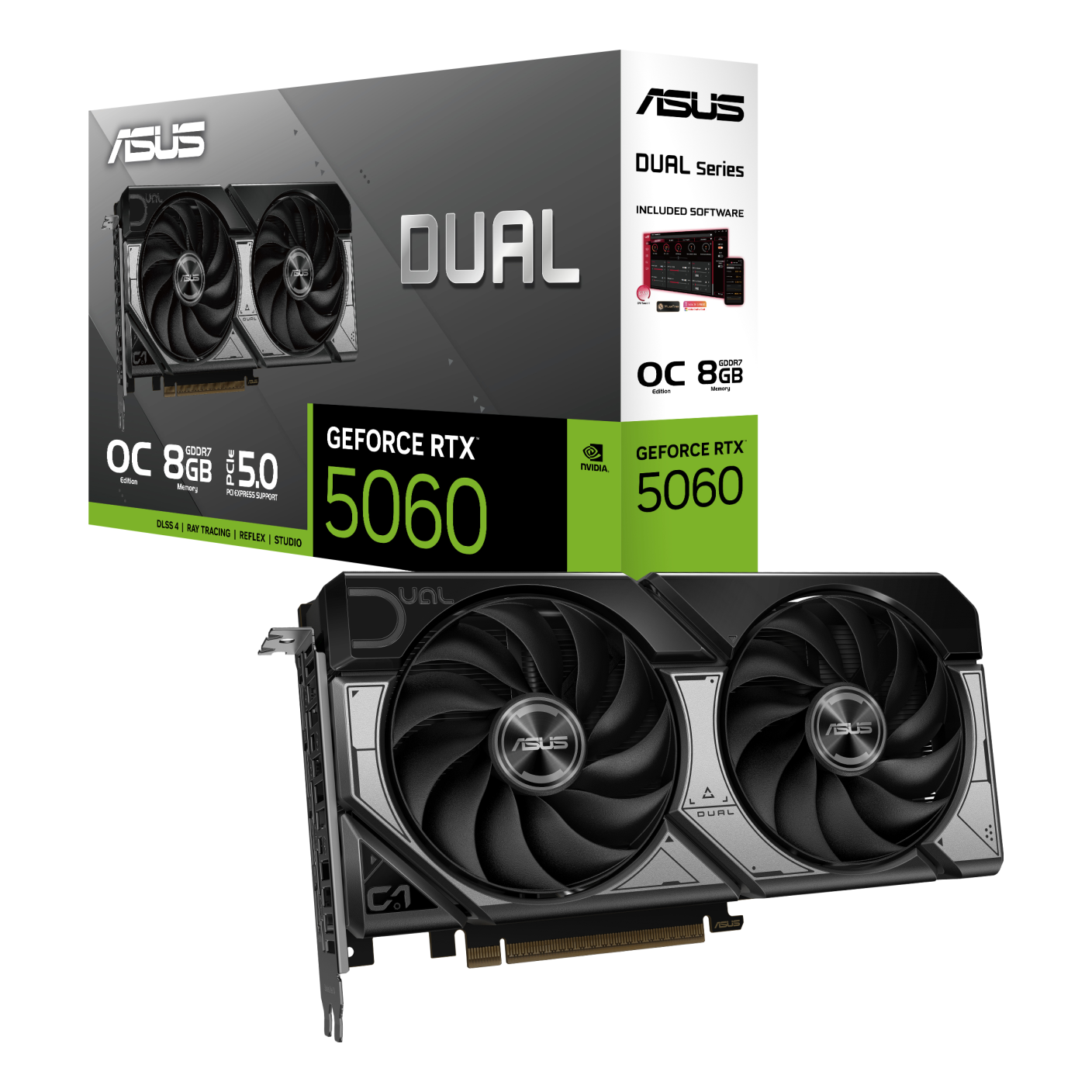 Tarjeta de video ASUS DUAL-RTX5060-O8G