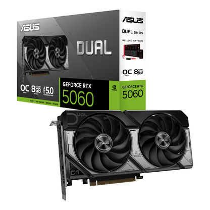 Tarjeta de video ASUS DUAL-RTX5060-O8G