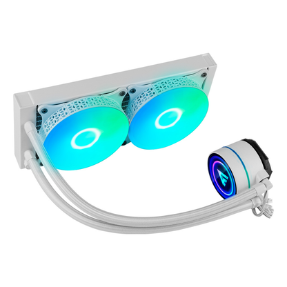 Liquido GAME FACTOR LQG601 240 mm RGB Tdp 250 W (LQG601-WH)