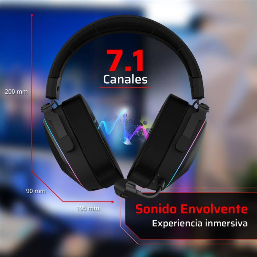 Diademas Gaming Balam Rush HS1100