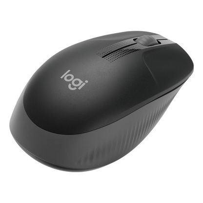 Mouse Logitech M190 inalámbrico 2.4 GHz óptico 1000 DPI 3 botones Negro, Carbón Vegetal (910-005902)