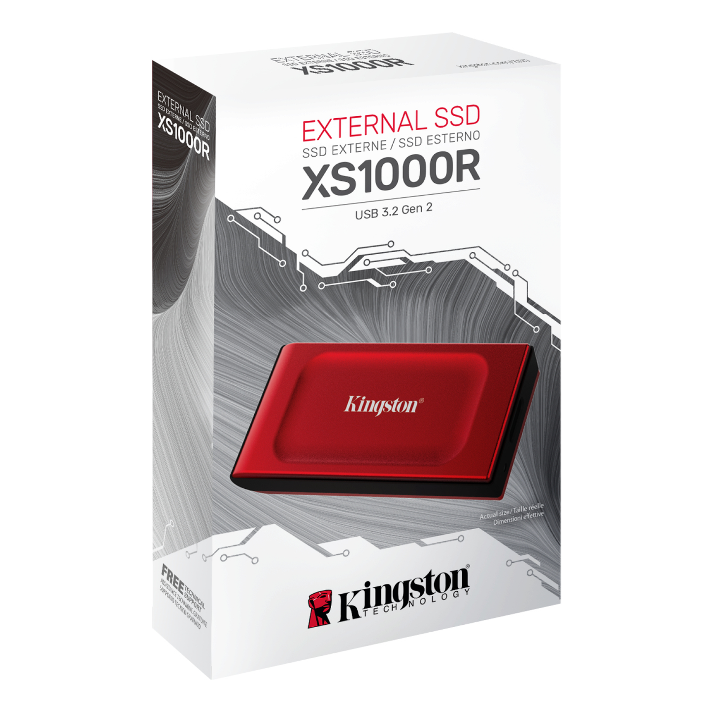 SSD Externo Kingston Technology SXS1000R 2 TB hasta 1050 MB/s (SXS1000R/2000G)