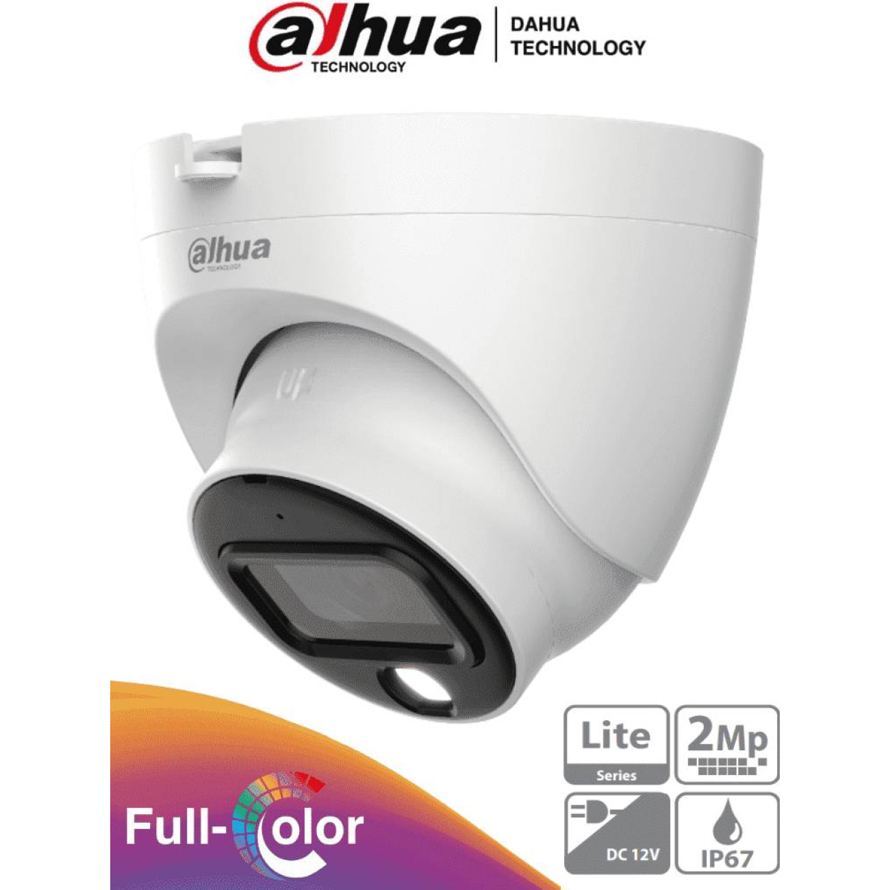 Cámara Domo Dahua Technology HDW1209TLQN-A-LED-0280B-S3