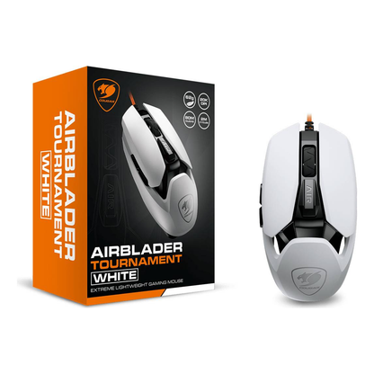 Mouse Gaming Cougar Airblader Tournament 20000 DPI 6 botones Blanco