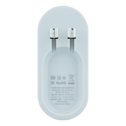 Cargador  Mobifree Cargador de pared 2 puertos USB
