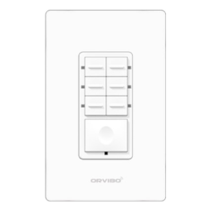 Botonera de 7 Escenas Inteligente ZIGBEE  Orvibo T10S7ZW-1UO