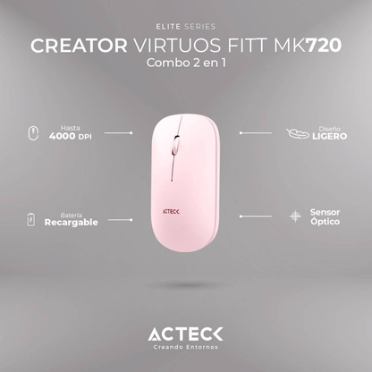 Kit teclado y mouse ACTECK MK720