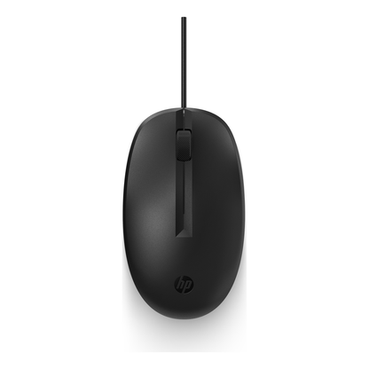 Mouse HP 128 LSR USB láser 1200 DPI 3 botones Negro (265D9AA)