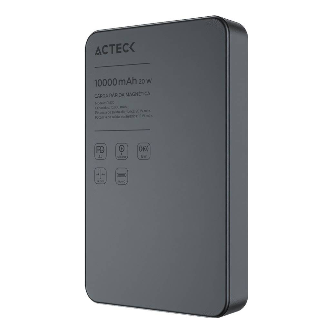 Power banks ACTECK ENERGON GO SLIM CORE PM70