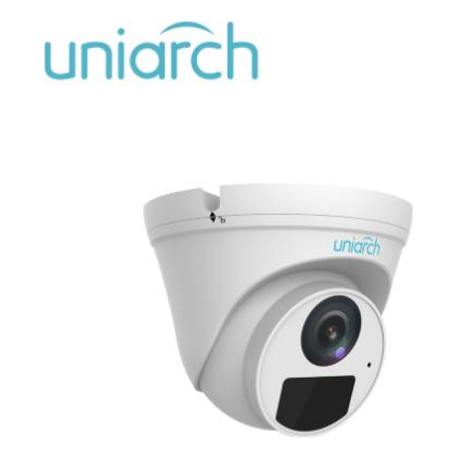 Cámara domo IP UNIARCH IPC-T122-APF28-E
