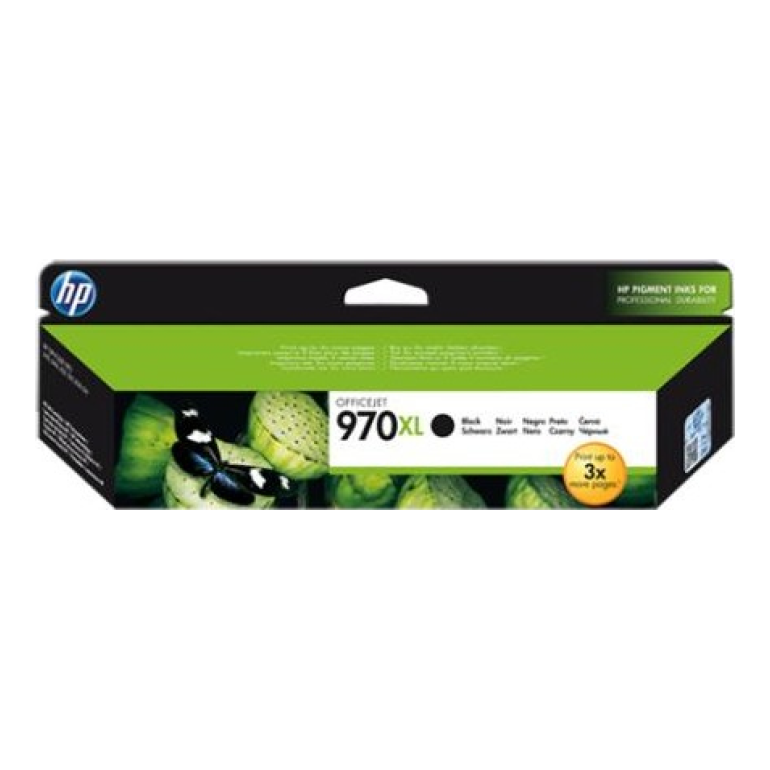 Cartucho de Tinta HP Original 970XL Negro – Para OfficeJet Pro X451dn, OfficeJet Pro X551dw, OfficeJet Pro X476dw (CN625A)
