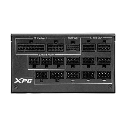 Fuente de Poder Gaming XPG Cybercore II 1300 W 80 PLUS Platinum Modular ATX 3.0 (CYBERCOREII1300P-BKCUS)