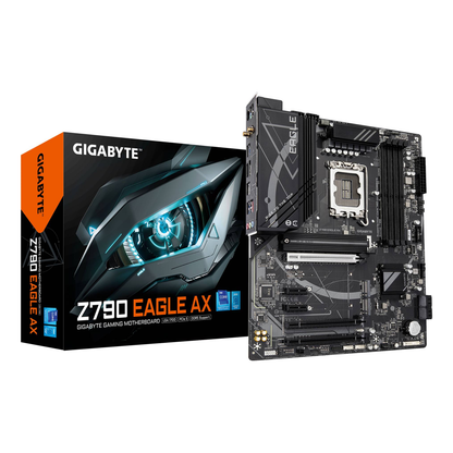 Motherboard Gigabyte Z790 EAGLE AX, Intel Z790, Socket LGA 1700, ATX, DDR5 y Wi-Fi 6E