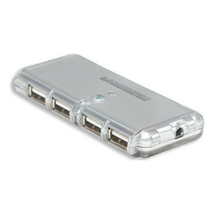Hub USB MANHATTAN Hub de Bolsillo USB de Alta Velocidad 2.0 (160599)
