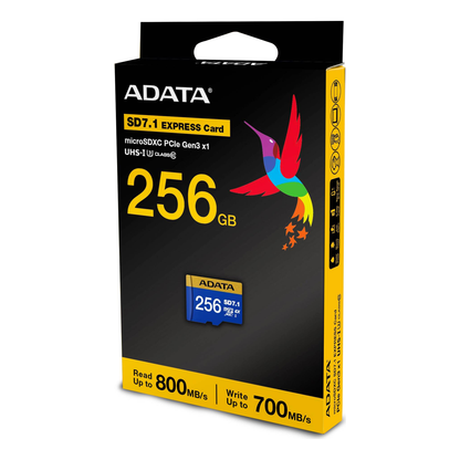 Tarjeta de Memoria microSDXC ADATA 256 GB UHS-I U3 V30 A2 Clase 10 (UD256GEX3L1-C)