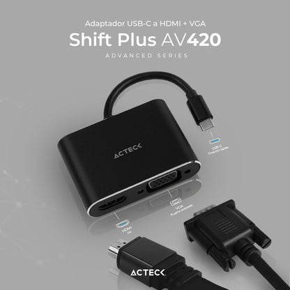 Adaptador USB-C a HDMI ACTECK AV420