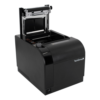 Impresora POS Térmica TECHZONE TZBE301 de 300 mm/s con USB, Serial, RJ45 y RJ11