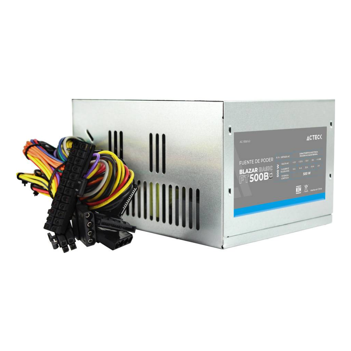 Fuente de Poder ACTECK FT500B 500 W (AC-938150)